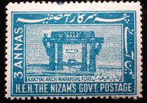 [Local Motives - Inscribed "H.E.H. The NIZAM's GOVT. POSTAGE", Typ AQ]