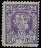 [King Peter I and Crown Prince Alexander, Typ R10]