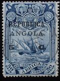 [Vasco da Gama Issue - Postage Stamps from Portuguese Africa Surcharged &  Overprinted "REPUBLICA - ANGOLA", type M4]