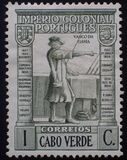 [Previous Issues of 1938 of Angola Overprinted "CABO VERDE", tipas AA]