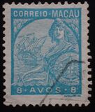 [Portugal and Vasco da Gama's Flagship " San Gabriel" - Watermarked, type AT8]
