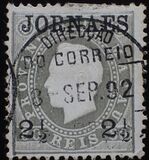 [Newspaper Stamps - Nos. 36, 36A, 38 & 38A Overprinted "JORNAES", Tipi J2]