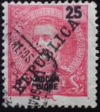 [Issues of 1898-1903 Overprinted "REPUBLICA", tipas N5]