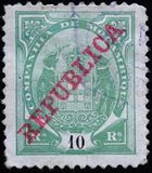 [Issues of 1895 & 1907 Overprinted "REPUBLICA", Typ I2]