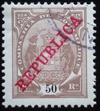 [Issues of 1895 & 1907 Overprinted "REPUBLICA", Typ I6]
