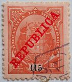 [Issues of 1895 & 1907 Overprinted "REPUBLICA", Typ I9]