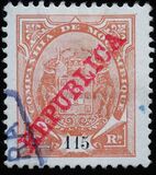 [Issues of 1895 & 1907 Overprinted "REPUBLICA", Typ I9]