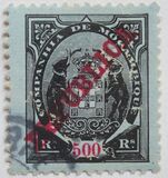 [Issues of 1895 & 1907 Overprinted "REPUBLICA", Typ I13]
