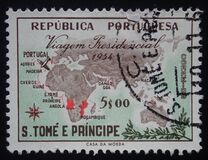 [Travel of President Francisco H. C. Lopes to Sao Tome and Principe, Tip BX1]