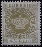 [Portuguese Crown - See Also No. 149A-155A, type T1]