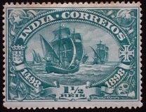 [The 400th Anniversary of Vasco da Gama Arriving to India by Ship, type Y]