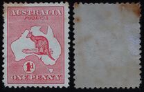 [Definitive Issues - Kangaroo and Map, type A1]