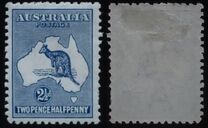 [Definitive Issues - Kangaroo and Map, type A3]