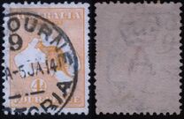 [Definitive Issues - Kangaroo and Map, type A5]