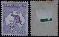 [Definitive Issues - Kangaroo and Map, type A8]