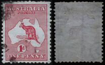 [Definitive Issues - Kangaroo and Map, type A1]