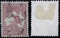 [Definitive Issues - Kangaroo and Map, Different Watermark, Typ A44]