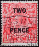 [King George V - Surcharged, type I]