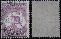 [Definitive Issues - Kangaroo and Map, Different Watermark, Typ A43]