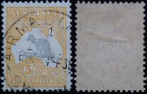[Definitive Issues - Kangaroo and Map, Different Watermark, Typ A45]