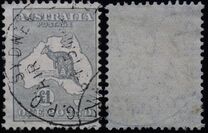 [Definitive Issues - Kangaroo and Map, Different Watermark, Typ A47]