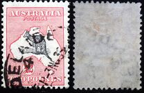 [Definitive Issues - Kangaroo and Map, Different Watermark, Typ A48]