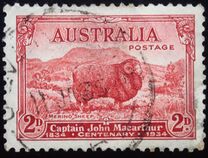 [The 100th Anniversary of the Death of Captain John Macarthur, tegund R1]