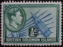 [Portrait of King George VI and Local Motives, tegund G]