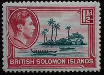 [Portrait of King George VI and Local Motives, tegund I]