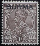 [India Postage Stamps Overprinted "BURMA", type A3]