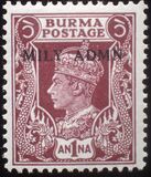 [No. 19-34 Overprinted "MILY ADMIN" in 2 Types, tip M4]