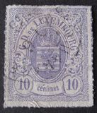 [Coat of Arms - Colored Rouletted Perforation, type D7]