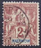 [Inscription "MARTINIQUE" in Red or Blue Colour, タイプ F2]