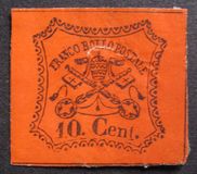 [Coat of Arms - Black Print on Colored Glazed Paper, type O]