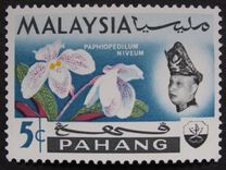 [Sultan Abu Bakar & Orchids, type AD]
