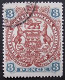 [Coat of Arms - End of Scroll Curled between Legs of Supporting Animals, տեսակ J3]