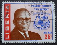[Airmail - The 70th Anniversary of the Birth of President Tubman, 1895-1971, type NJ]