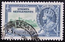 [The 25th Anniversary of the Accession of King George V, نوع AW1]