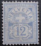 [Helvetia - Cross & Shield - Fiber Paper, प्रकार L5]