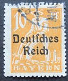 [Postage Stamps from Bayern Overprinted "Deutsches Reich", प्रकार AD1]
