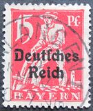 [Postage Stamps from Bayern Overprinted "Deutsches Reich", प्रकार AD2]