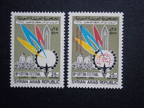 [Airmail - Cotton Festival in Aleppo and Industrial and Agricultural Production Fair - Overprinted "INDUSTRIAL & AGRICULTURAL PRODUCTION FAIR - ALEPPO 1965", type PV]