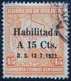 [Surcharged & Overprinted "Habilitada D. S. 13-7-1933", प्रकार BR4]