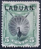 [North Borneo Stamps Overprinted "LABUAN", Tüüp J3]