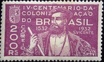 [The 400th Anniversary of the Colonization of Brazil, type DZ]