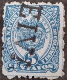 [Coat of Arms - Inscription "CORREOS NACIONALES DE LOS EE. UU. DE COLOMBIA", Scrivi AX]