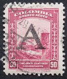 [Airmail - Previous Issues Overprinted A = "Avianca", type QM]