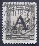 [Airmail - Previous Issues Overprinted A = "Avianca", type QN]