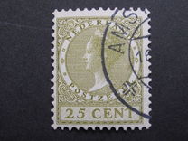 [Queen Wilhelmina - New Values and Colors - Watermarked, jenis AL23]