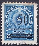 [Issues of 1910 and 1913 Surcharged 50c, type DE]
